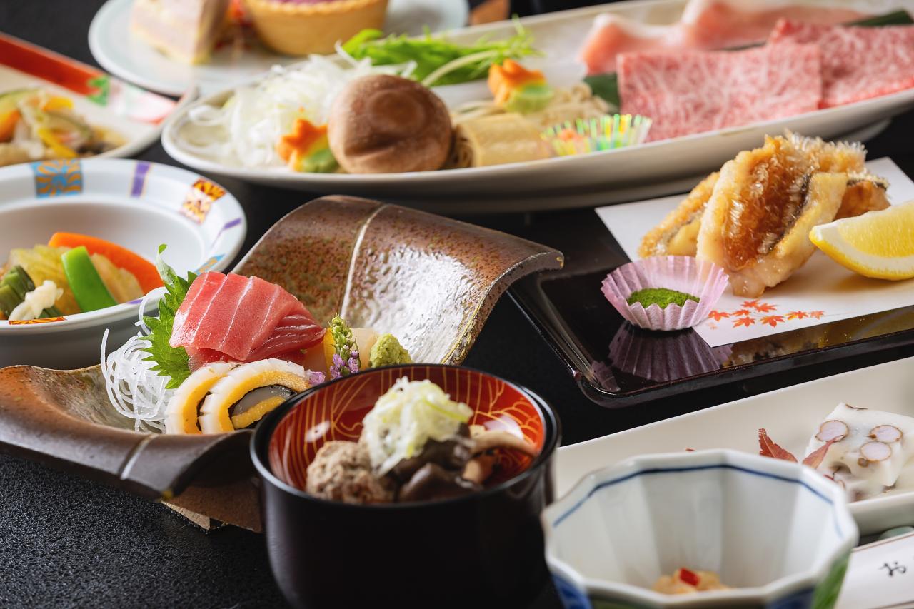 山水閣10月のお料理一例
