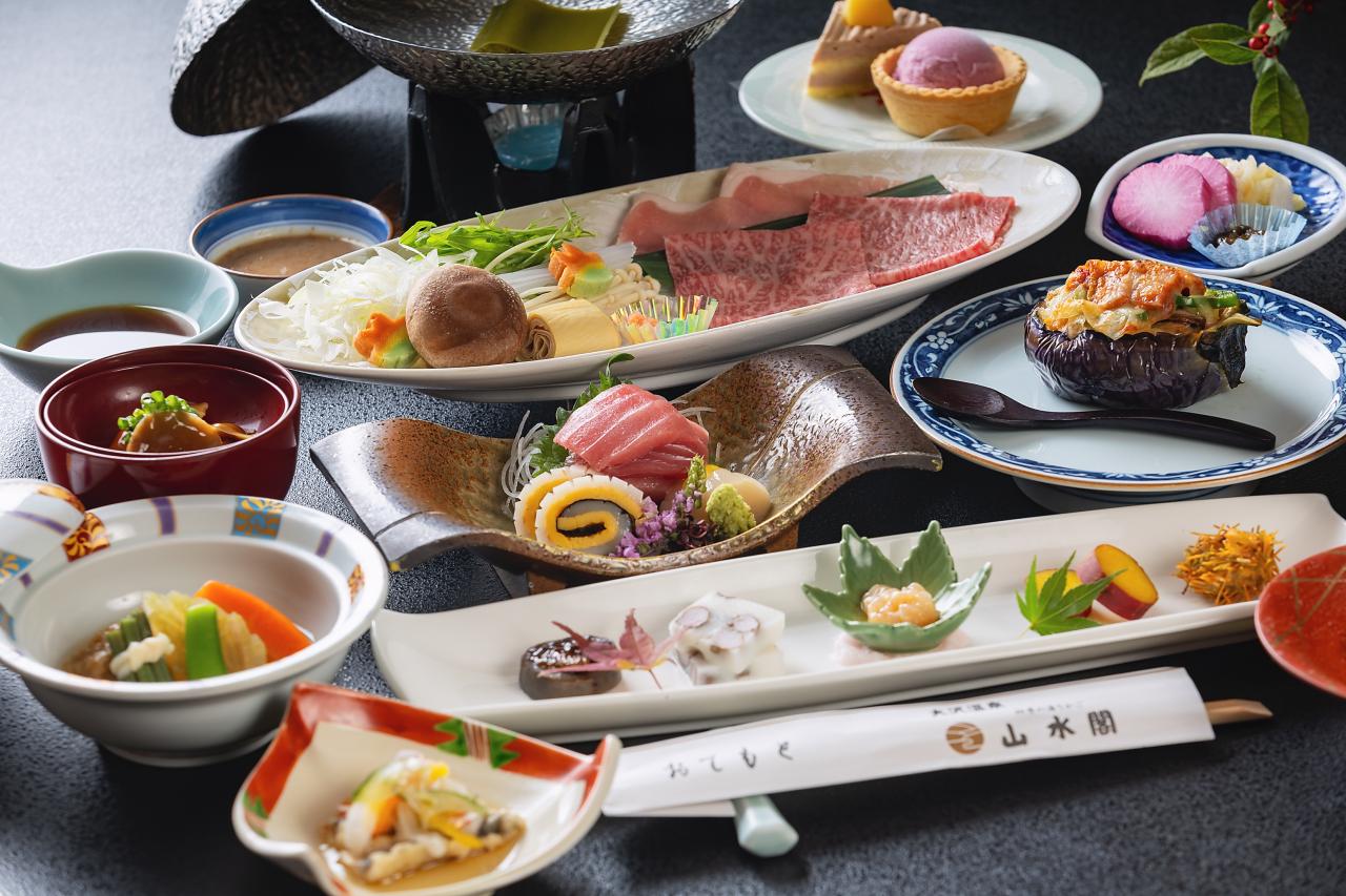 山水閣10月のお料理一例