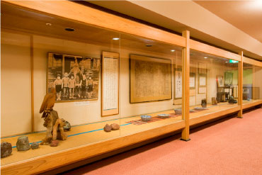 山水閣展示コーナー