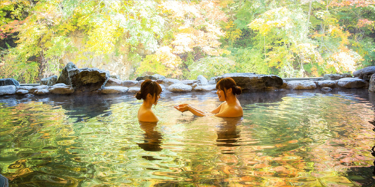 半露天風呂 豊沢の湯